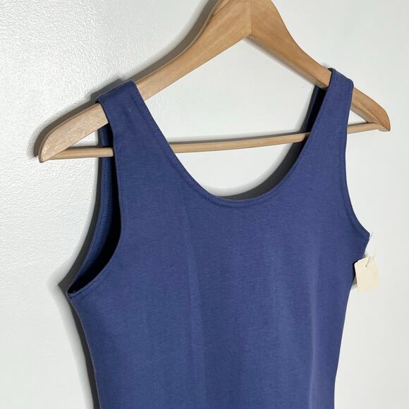 Vintage 90s Y2K Energie Tank Top Womens Large Blue Cotton Casual Deadstock - Picture 3 of 10